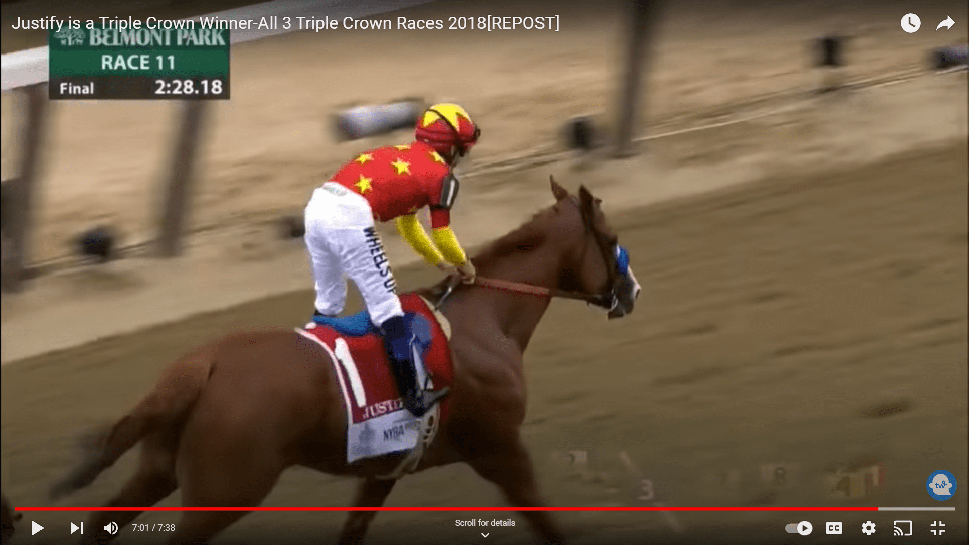 Video Of Justify In The 3 Races Of The Triple Crown