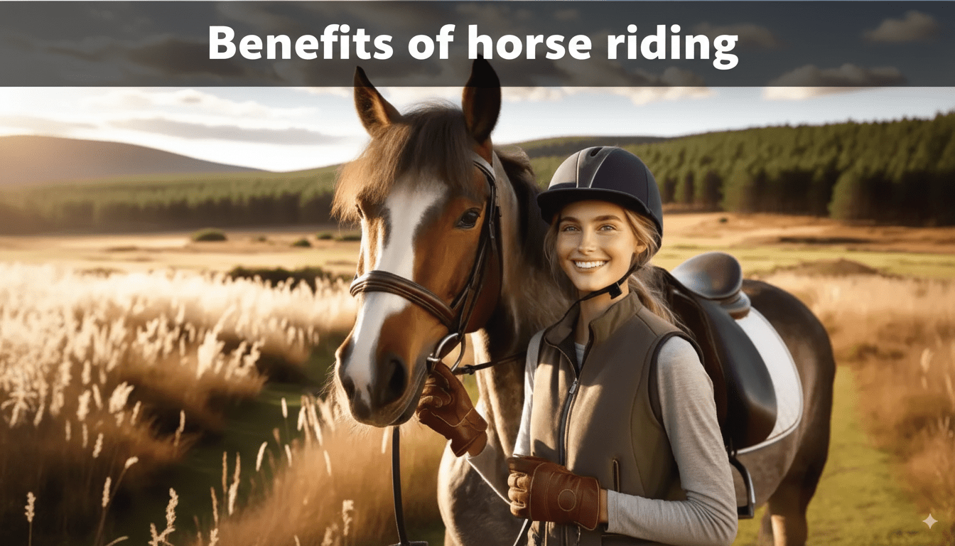 horse riding benefits include joy and reducing stress