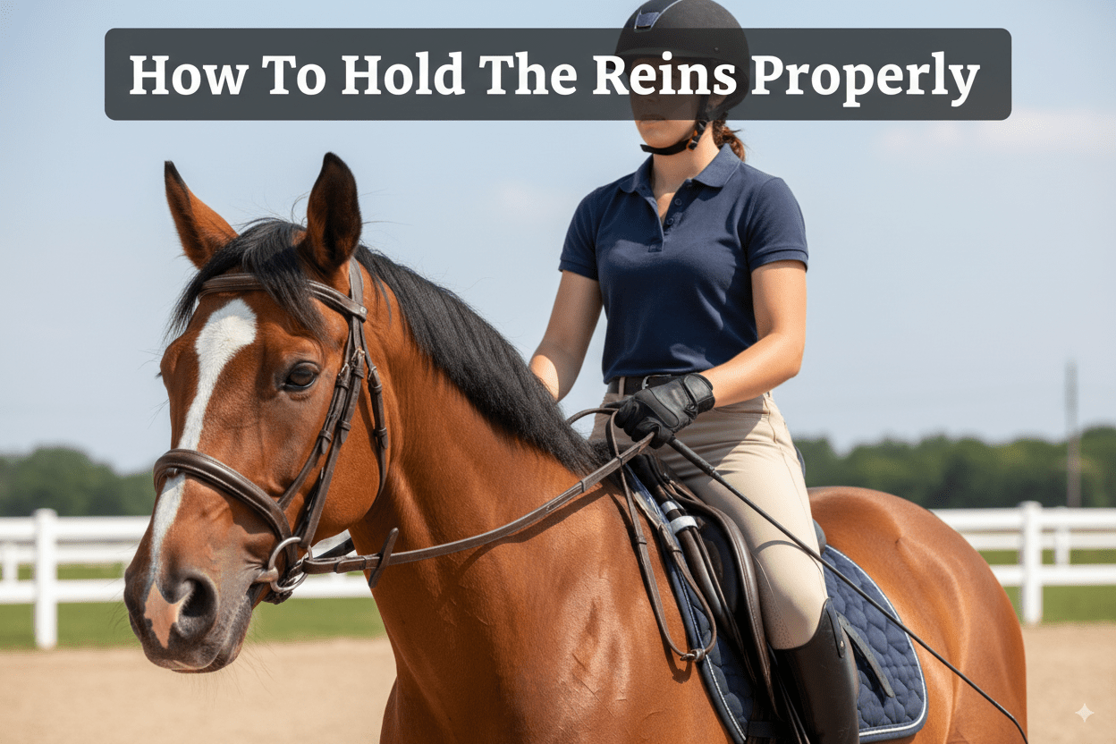 holding the reins properly