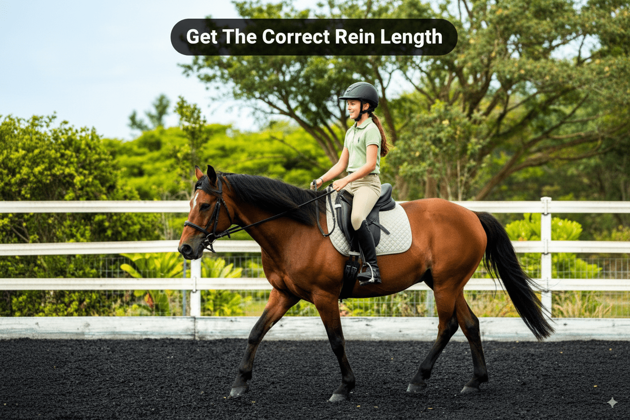 holding the English reins correctly